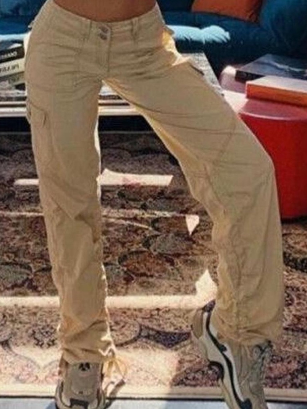 I AM GIA cotton cargo pants size small (28 X 32) low rise